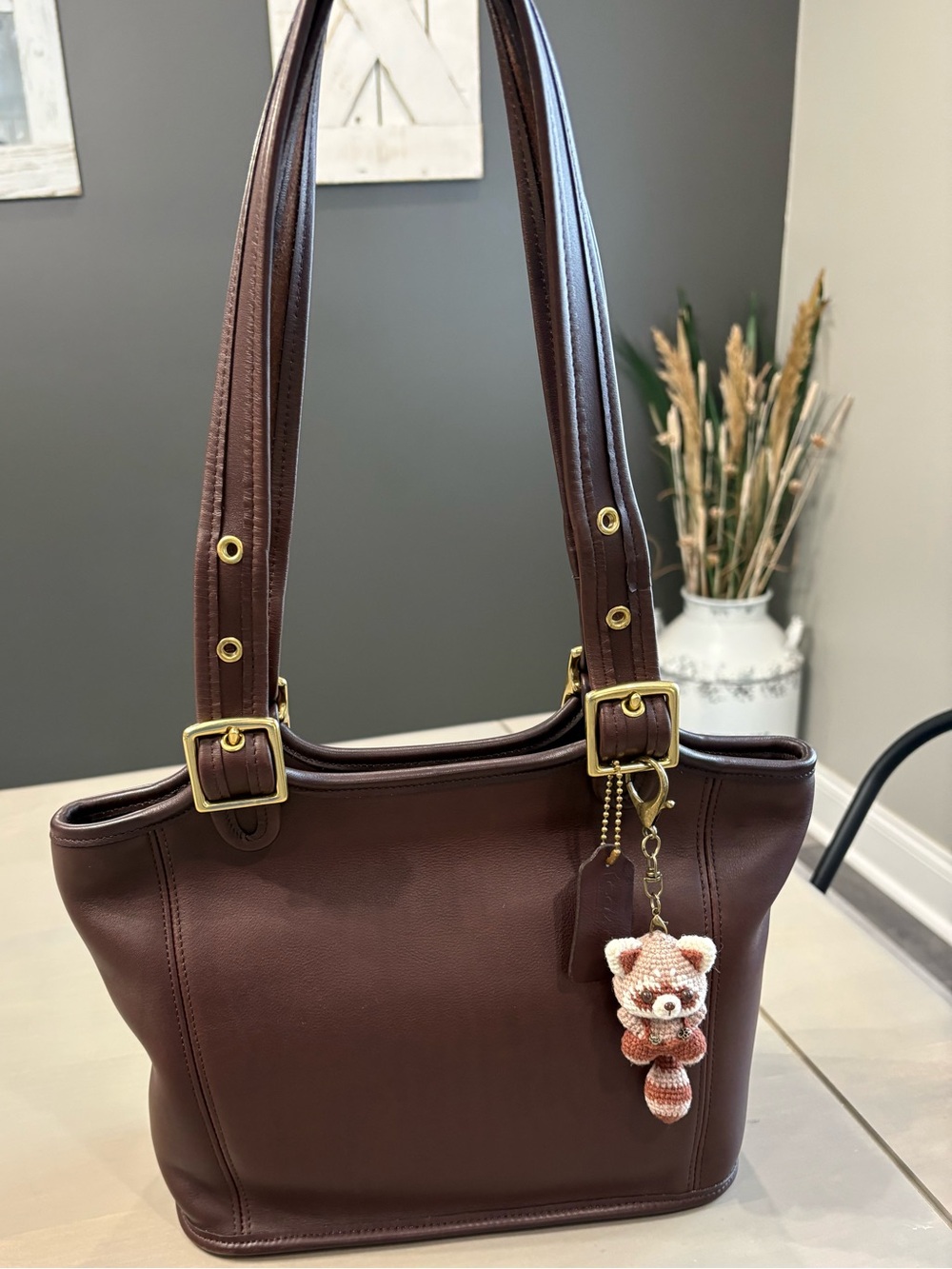 Vintage Coach Small Shopper Tote